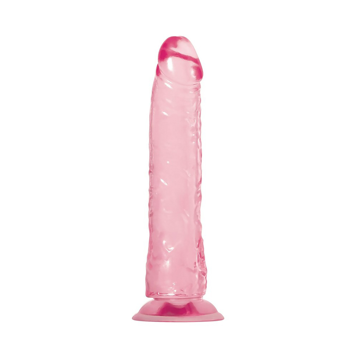 A&E Pink Jelly Realistic Dildo - Image 5