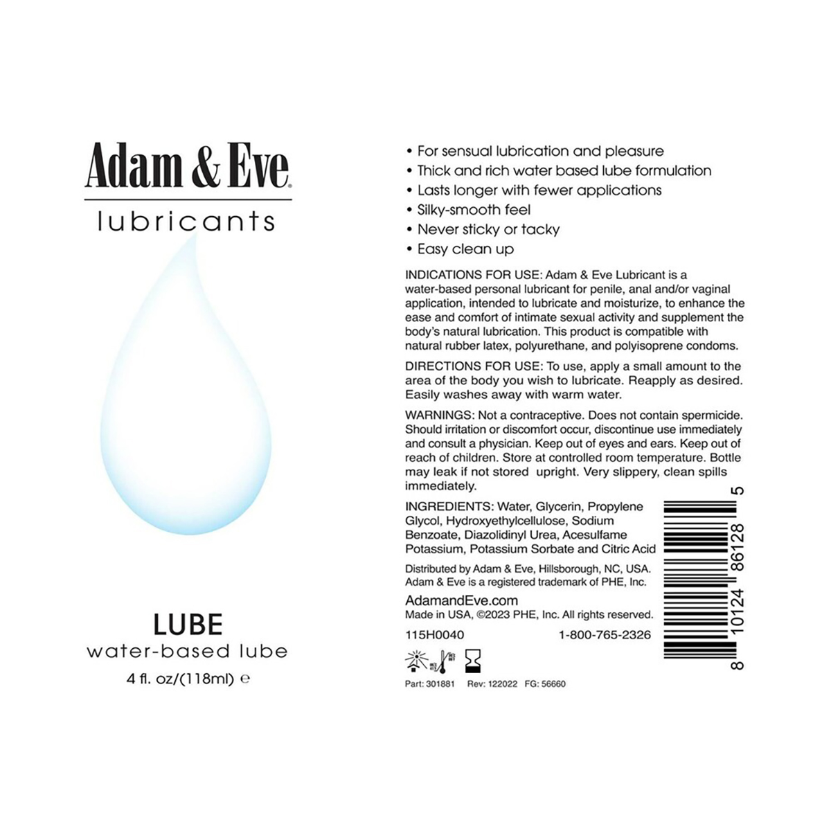 A&E Water-Based Lubricant 4 oz. - Image 3