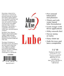 Alternative view of A&E Water-Based Lubricant 8 oz.