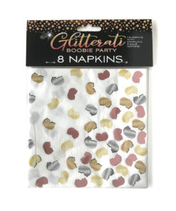 Glitterati Boobie Napkins 8pk