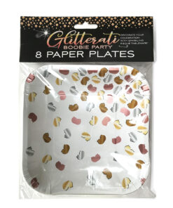 Glitterati Boobie Plates 8pk