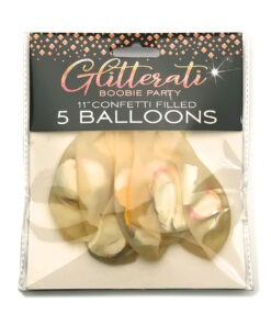 Alternative view of Glitterati Boobie Balloons 5pk