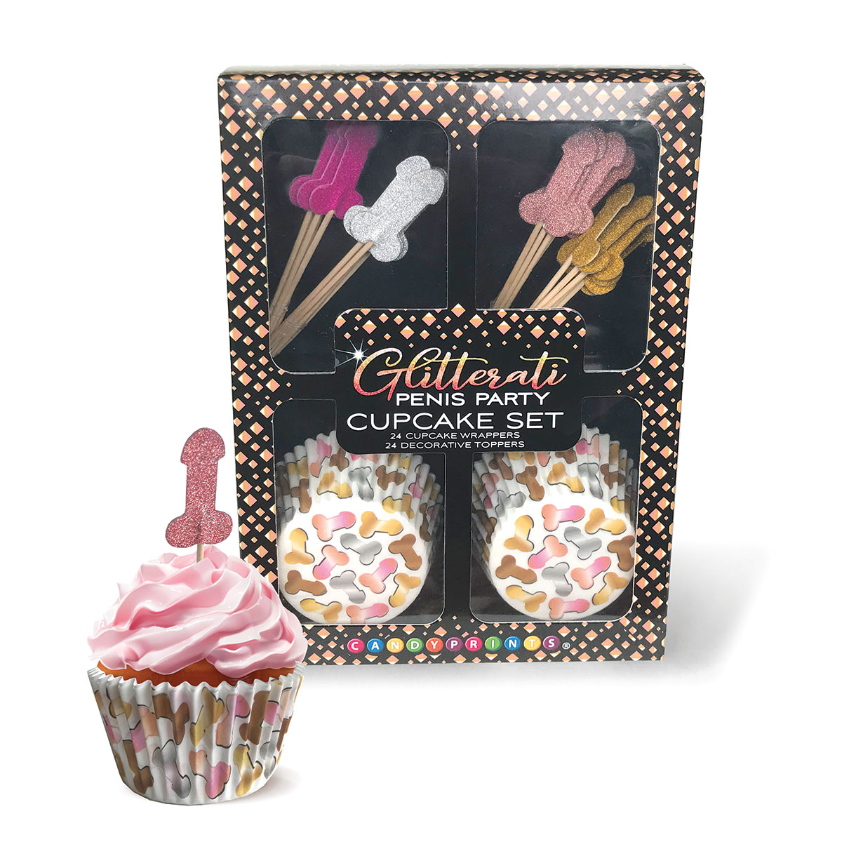 Glitterati Penis Cupcake Set - Image 3
