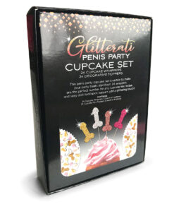 Alternative view of Glitterati Penis Cupcake Set