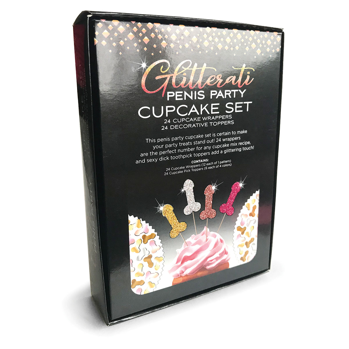 Glitterati Penis Cupcake Set - Image 2