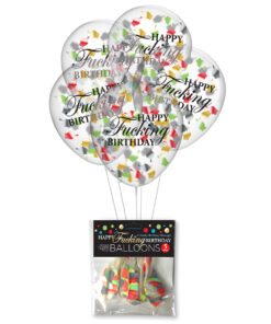 Happy Fucking Birthday Balloons 5pk