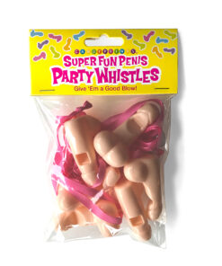 Alternative view of Super Fun Penis Party Whistles 6ct