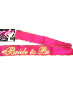Alternative view of Bride to Be Glow Sash - Pink