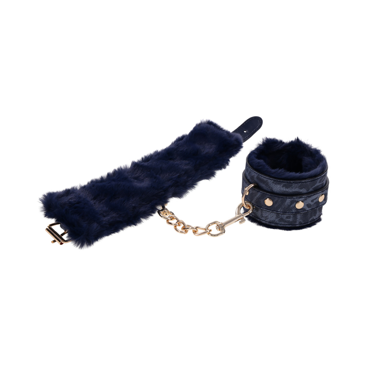 SS S&M Cougar Fur Handcuffs - Image 3