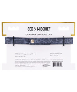 Alternative view of SS S&M Cougar Day Collar