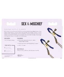 Alternative view of SS S&M Cougar Nipple Clamps