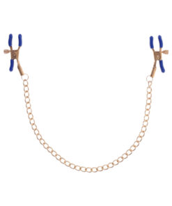 SS S&M Cougar Chained Nipple Clamps