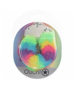 Alternative view of Ouch! Heavy-Duty Fluffy Handcuffs Multicolor 1