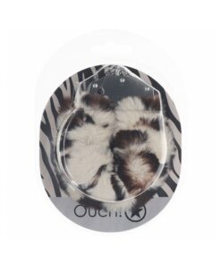 Alternative view of Ouch! Heavy-Duty Fluffy Handcuffs Snow Leopard