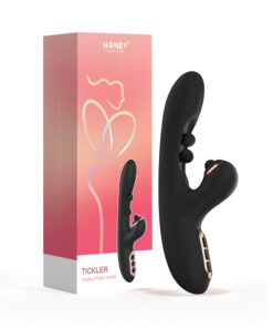 Alternative view of HPB Tickler Wiggling G-Spot Tap Clit Blk