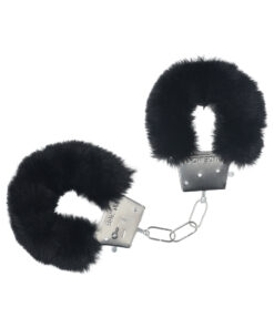 Ouch! Classic Fluffy Handcuffs Black
