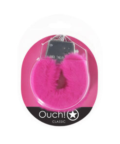 Alternative view of Ouch! Classic Fluffy Handcuffs Pink
