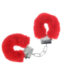 Ouch! Classic Fluffy Handcuffs Red
