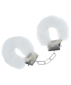 Ouch! Classic Fluffy Handcuffs White