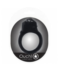 Alternative view of Ouch! Classic Metal Handcuffs Black