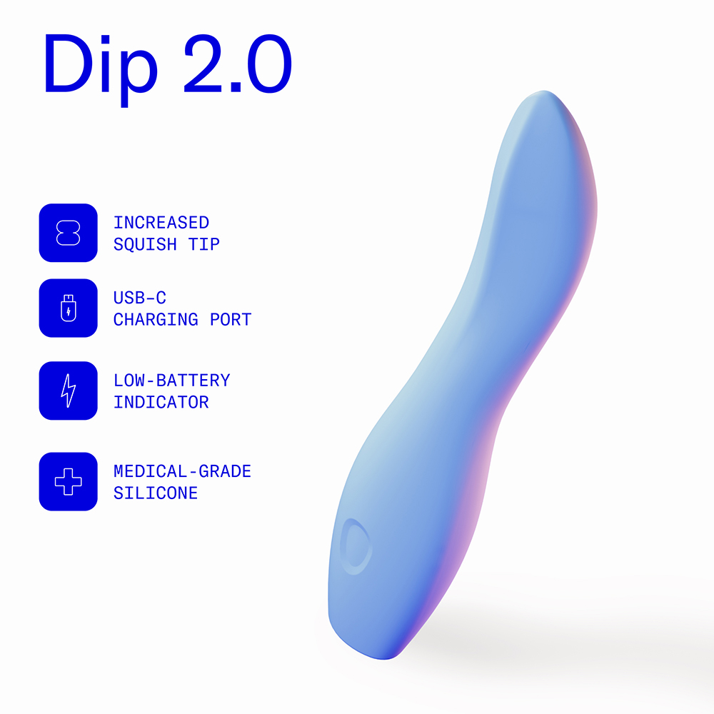 Dame Dip 2.0 Vibrator Periwinkle - Image 3