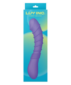 Alternative view of Luv Inc Rv21 Ribbed Vibrator Purple