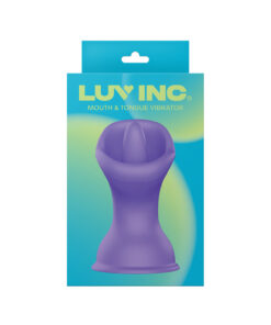 Alternative view of Luv Inc Mv57 Mouth & Tongue Vibrator Purple