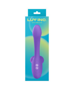 Alternative view of Luv Inc Dv35 Duo Vibrator Purple