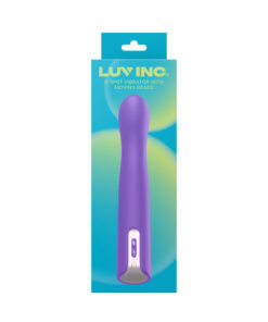 Alternative view of Luv Inc Gb63 G Spot Vibrator With Moving Beads Purple