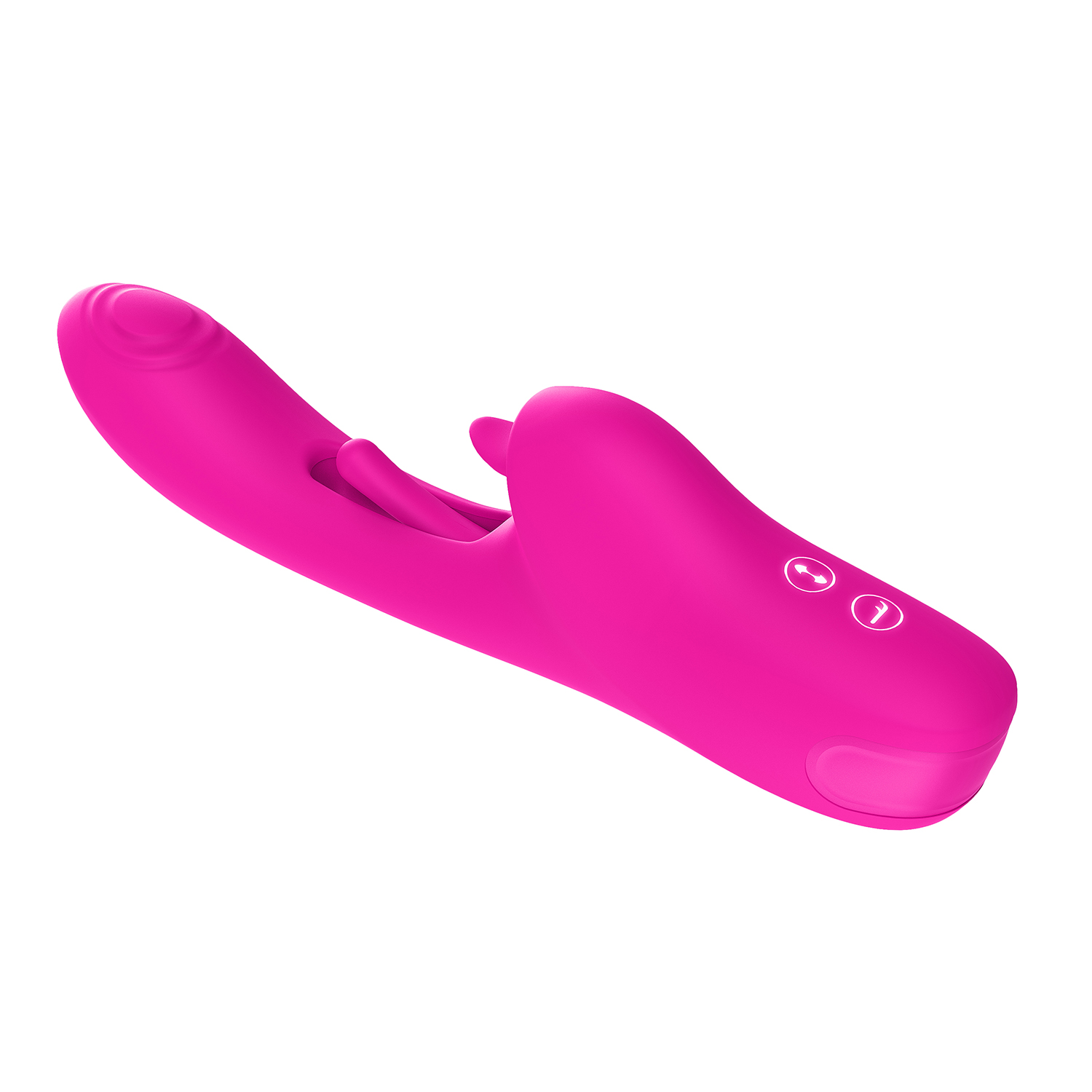 Luv Inc Tr46 Tapping Tongue Rabbit Vibrator Pink - Image 4
