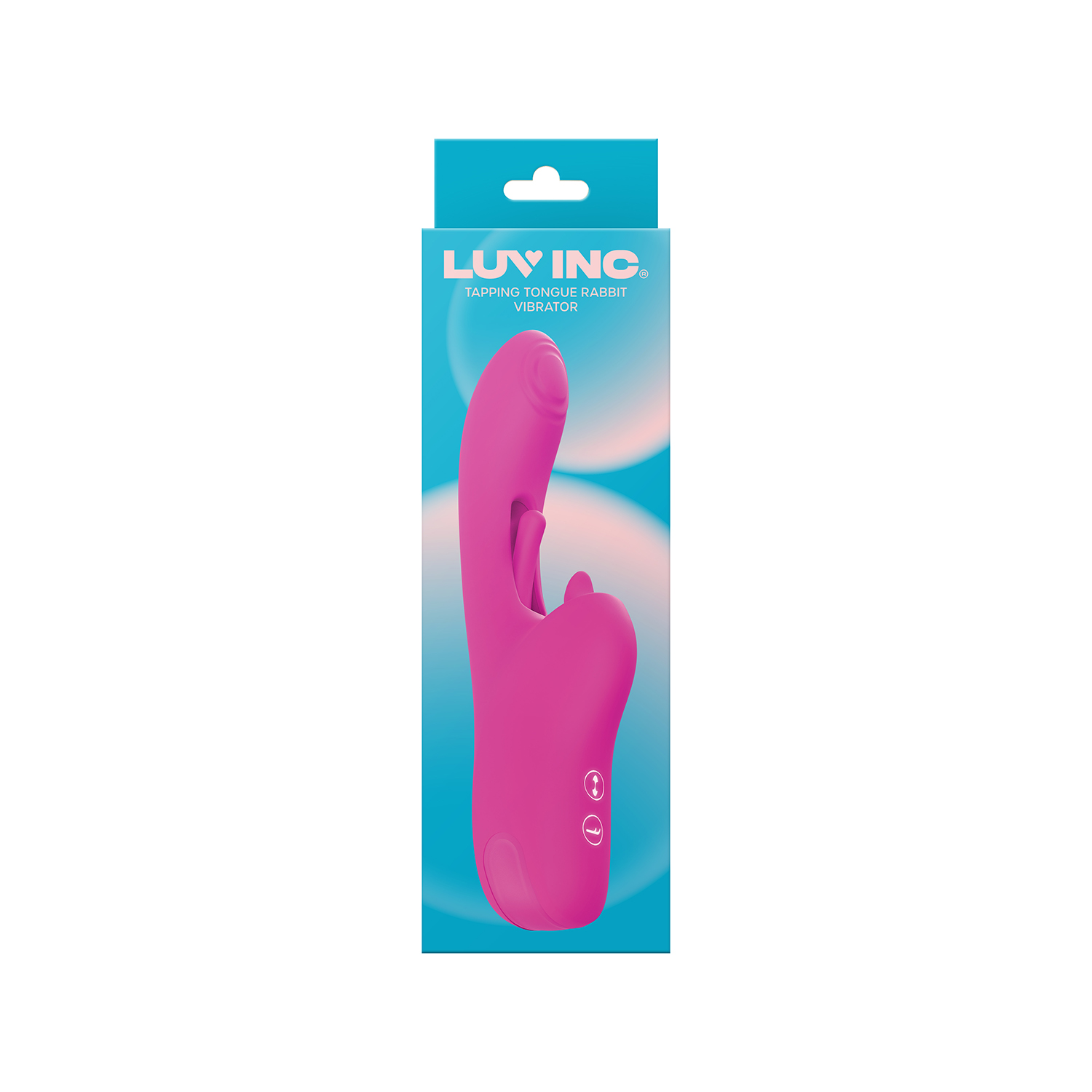 Luv Inc Tr46 Tapping Tongue Rabbit Vibrator Pink - Image 2