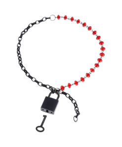 SS S&M Ex's & Oh's Crystal Day Collar