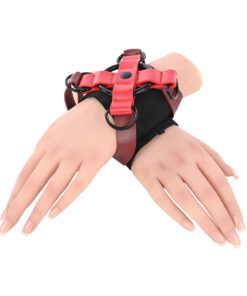 SS S&M Ex's & Oh's Cross Cuffs