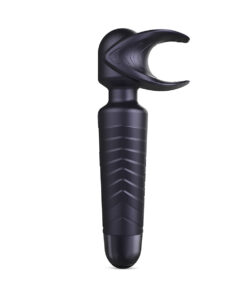 MAN WAN Man.Wand Evo 2-in-1 Frenulum Stimulator & Wand with Crescendo Black Plum