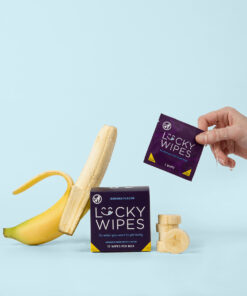 Alternative view of Sweetums Lucky Wipes Banana Flavor 10-Pack