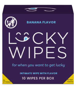 Sweetums Lucky Wipes Banana Flavor 10-Pack