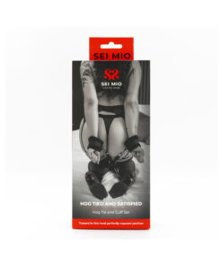 Alternative view of SEI MIO Hogtied and Satisfied Hog Tie & Cuff Set