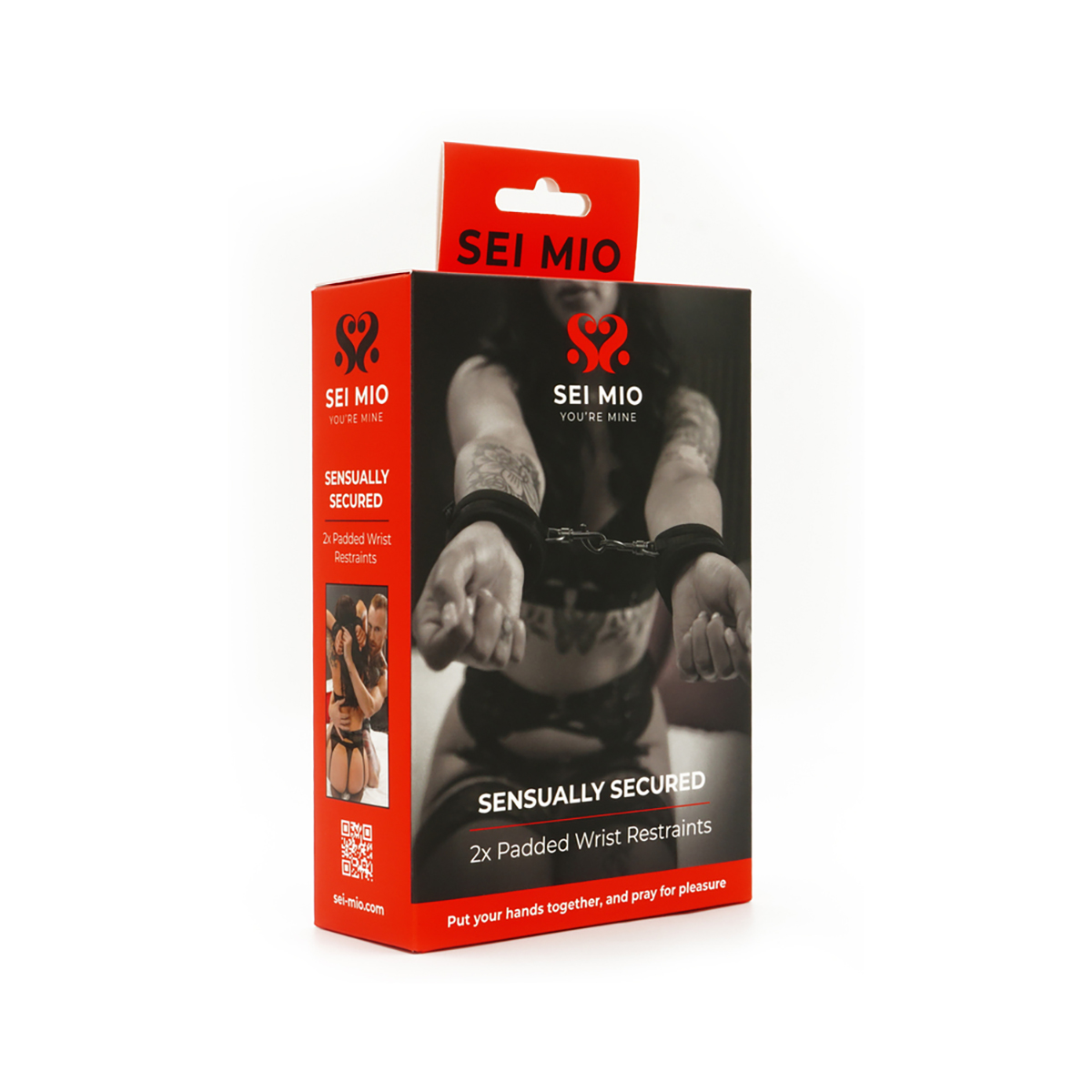 SEI MIO Sensually Secured Velvet Handcuffs - Image 6