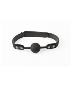 SEI MIO Strictly Come Quietly Soft Strap Silicone Ball Gag