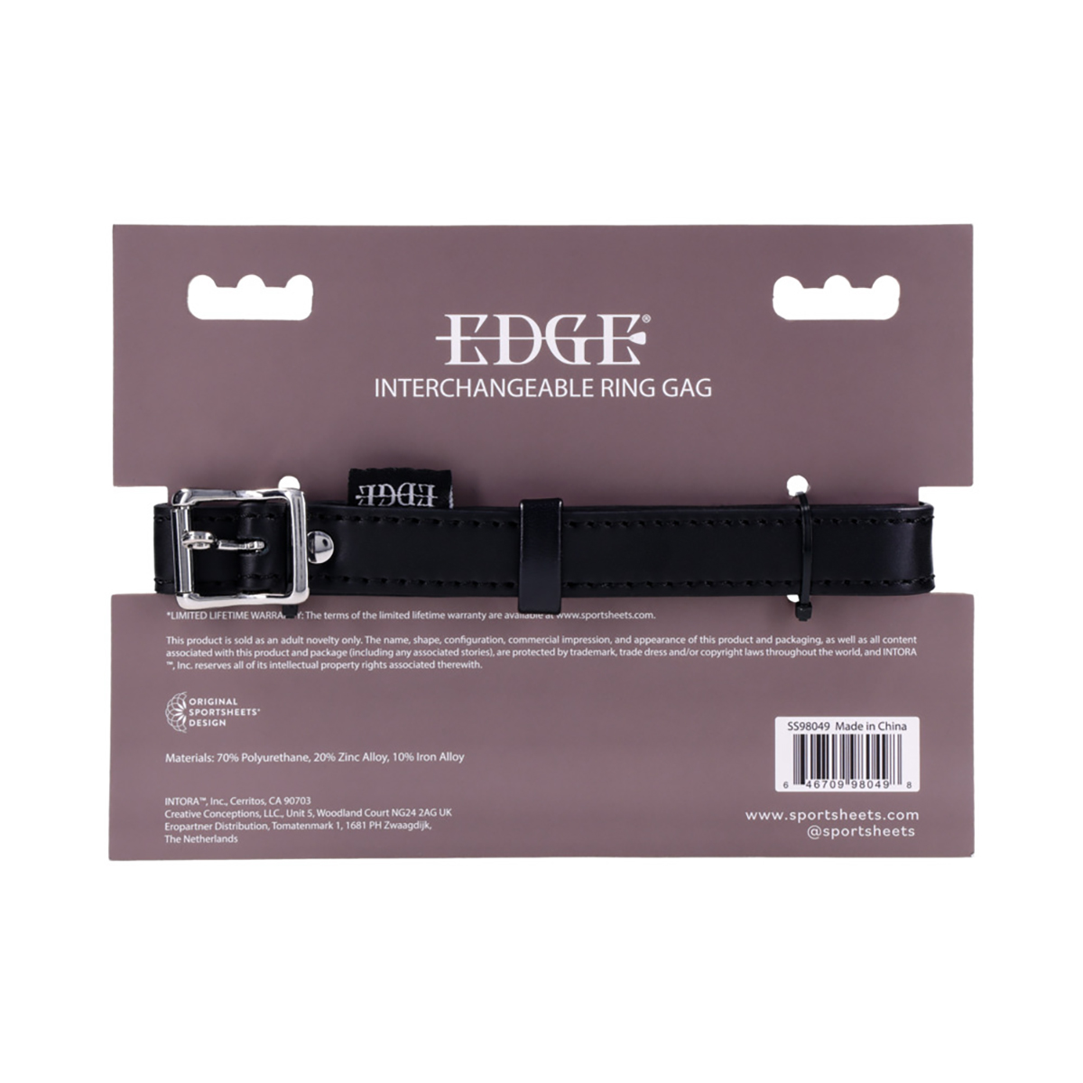 SS Edge Interchangeable Ring Gag - Image 2