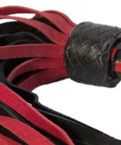 Alternative view of Short Suede Flogger - Red/Black
