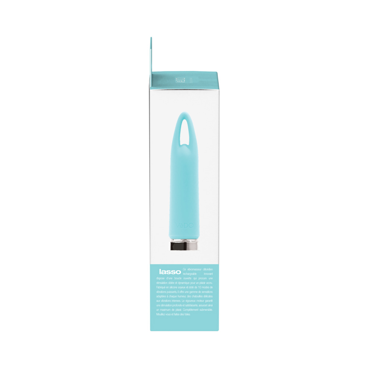 VeDO Lasso Rechargeable Bullet Vibe Turq - Image 4