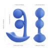 HPB Melody Twin Balls Dual Vibr Blue - Image 2