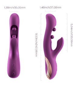 Alternative view of Honey Play Box Gem Pressure Sensing App-Controlled Twin Balls Rabbit Purple