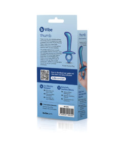 Alternative view of b-Vibe Butties Thumb Silicone Prostate Plug