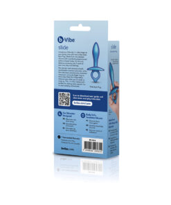 Alternative view of b-Vibe Butties Slide Silicone Butt Plug