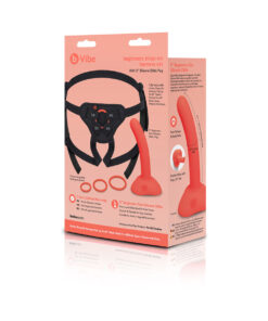 Alternative view of b-Vibe Beginners Strap-On Harness Set with 5 in. Silicone Dildo Peg