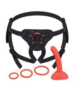 b-Vibe Beginners Strap-On Harness Set with 5 in. Silicone Dildo Peg