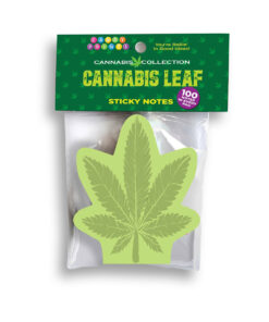 Cannabis Leaf Sticky Notes