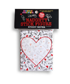 Naughty Stick Figure Sticky Notes
